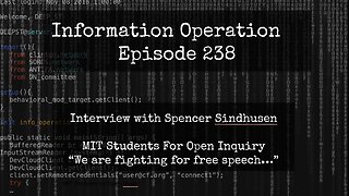 IO Episode 238 - MIT Student Spencer Sindhusen Fighting For Free Speech On Campus 5/7/24