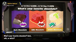 Splatoon 3 - Splatfest #4 (Global) Announcement: Dark vs. Milk vs. White Chocolate