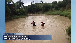 Verão em 2023: Minas Gerais Registra 35 Mortes por Afogamento.