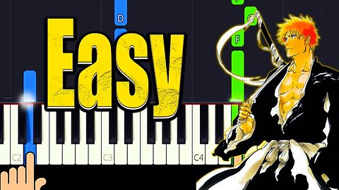 Bleach 999 (Spiritual Bond) - Easy Piano Tutorial + Music Sheets