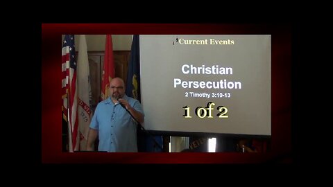 Christian Persecution (Current Events 2015) 1 of 2