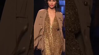 Cindy Bruna in Jean Paul Gaultier Spring/Summer 2016 HauteCouture FashionShow