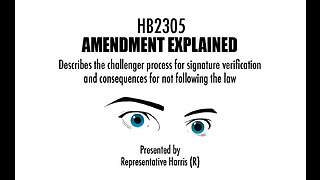 HB2305 Signature Verification & Observers Amendment