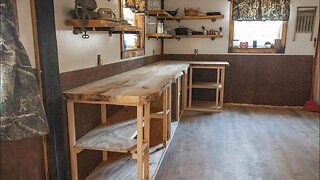 LAST KITCHEN CABINET FRAME FROM MILL TO CABIN | OFF GRID TIMBER FRAME HOMESTEAD