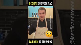 5 coisas que você não sabia part 02 - #shorts #viral #comidasaudavel