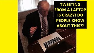 Trump BUSTED With Laptop!