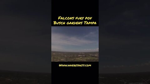 Falcon's Fury in Busch Gardens Tampa POV