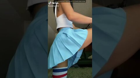 Beautiful Miniskirt Dance Style 1000 Likes Contest 💃👧 👍💰