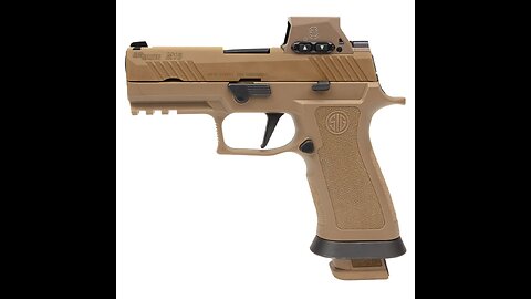 SIG SAUER P320 M18 9MM 3.9" 21RDS PISTOL W/ ROMEO X M17 OPTIC, COYOTE - M18X-9-RX