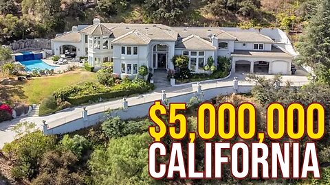 Touring $5,000,000 California Mega Mansion
