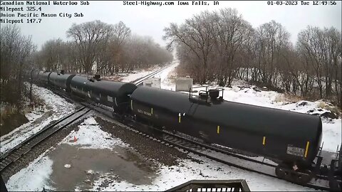 SB Manifest with CP and Fakebonnet Power at Iowa Falls, IA on January 3, 2023