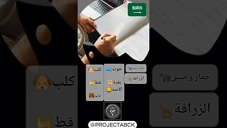 🇸🇦 Animals in Arabic/ الحيوانات باللغة العربية