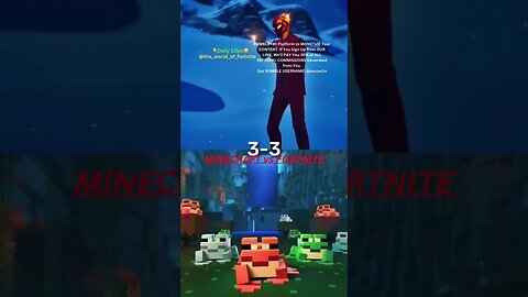 MINECRAFT vs FORTNITE #fortnite #minecraft #minecraftvsfortnite #fortnitegiveaway #fortniteseason4