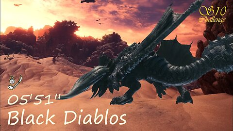 Black Diablos (05'51'') | Insect Glaive | Monster Hunter World: Iceborne | "Sub 10 Challenge"