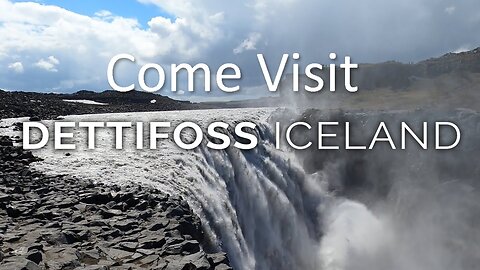 Thunderous Beauty: Exploring Dettifoss, an Icelandic Waterfall"