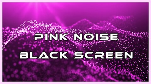 Peaceful ASMR Sleep | Pink Noise Black Screen | 10 Hours