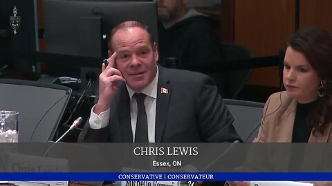 Chris Lewis MP Questions Minister of Labour about EI Issues Faced by Windsor Essex Workers