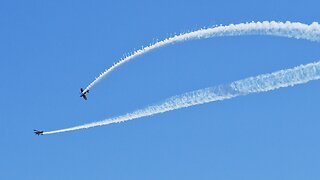 planes at the Gulf Coast Salute Airshow in Panama City Beach