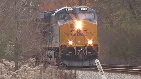 CSX C318 Loaded Coal Train from Lodi, Ohio November 4, 2023