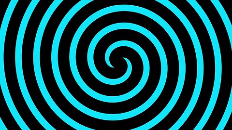 Blue Trippy Spiral Background Backdrop Motion Graphics 4K Copyright Free
