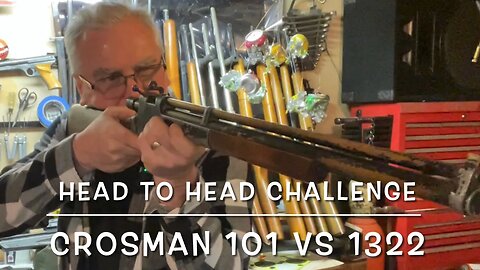 Head to head challenge: Crosman 101 vs Buck rail 1322 carbine. Old vs new!