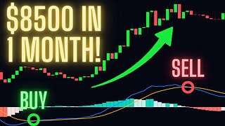 $8500 Profit in ONE MONTH on a SIMPLE Strategy for Crypto or Forex (trading for beginners)