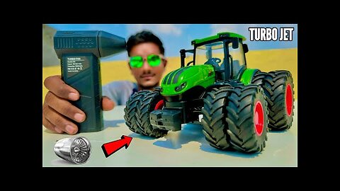 RC Farm Tractor Vs Turbo Jet Fan Track Unboxing & Testing - Chatpat toy TV