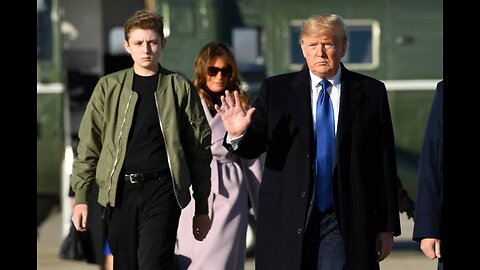 Donald trump and his son barron trump 😲