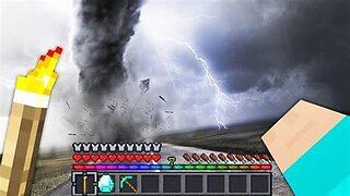 MINECRAFT pero cada 30 SEGUNDOS hay un DESASTRE NATURAL 😱🌋