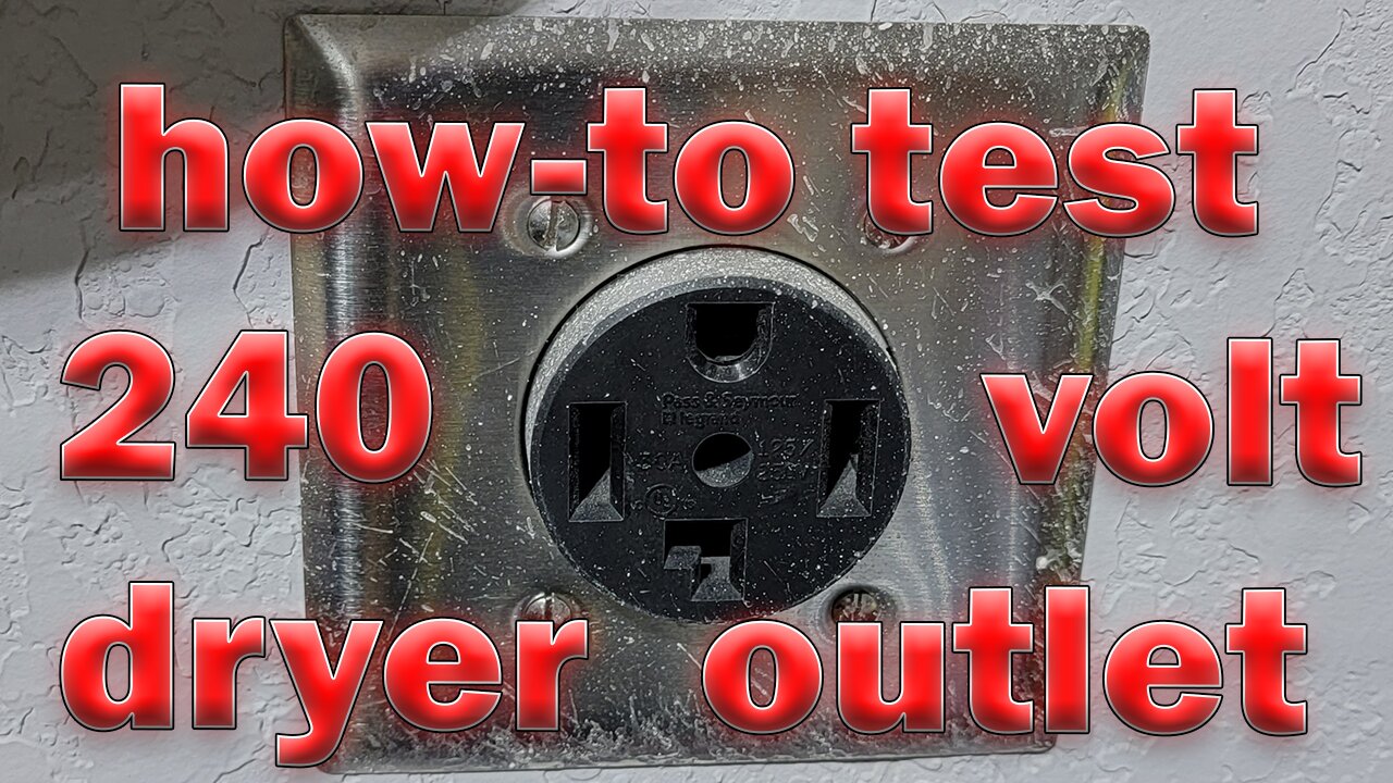 HowTo Test a 220v/240v 4 Prong Dryer Outlet! Easy! 4K HD HowTo Test a 220v/240v 4 Prong Dryer Outlet! Easy! 4K HD
