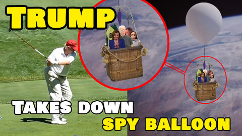 Donal Trump Takes Down Chinese Spy Balloon Meme