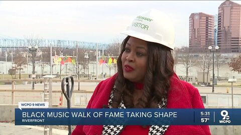 Black music walk of fame is taking shape