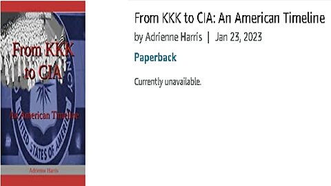 Kicking Off This New Channel -- From KKK to CIA - An American Timeline - New York - January 25, 2023
