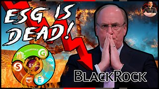 BlackRock CEO Larry Fink FURIOUS About the DEATH of ESG!