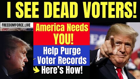 Melissa Redpill Update Today May 8: "I See DEAD Voters! HELP! Purge Voter Rolls"