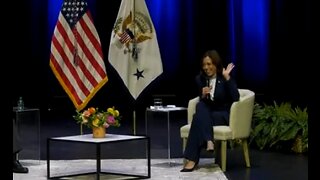 Kamala Laughs At People Who Don't Believe Left-wing Climate Crisis Is Real