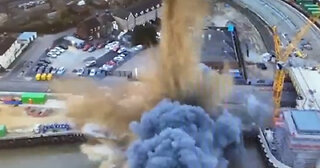 World War II Bomb Explodes in 'Unplanned' Detonation, Drone Captures It All on Camera