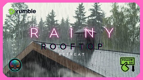 🎧🌧️🌩️ The Perfect Rooftop Thunderstorm ASMR with Heavy Pouring Rain: Calming Sounds for Deep Sleep, Insomnia, Stress Relief & Study Aid 😴🏠💤 #Nature #Relaxingsounds #Sleepsounds #Studymusic #Rain [Past Livestream]