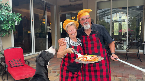 Great Dane & Friends Enjoy Pizza Day Laughs With Ooni Wood Fired Oven