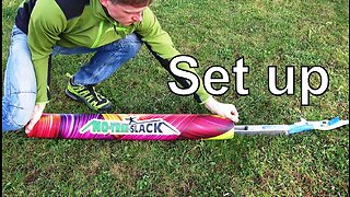 Set up video NoTreeSlack slackline anchor