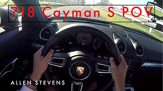 2017 718 Cayman S - POV Drive (Binaural Audio)