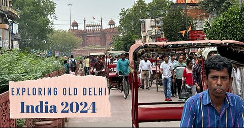 Exploring Old Delhi - Chandni Chowk - Markets, Food & More - India 2024