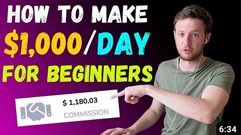 How To Make $1,000/DAY | Affiliate Marketing For Beginners 2023