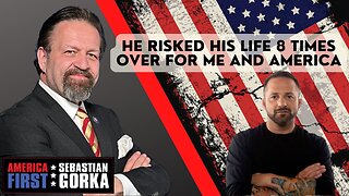 He risked his Life 8 times over for me and America. Chad Robichaux with Sebastian Gorka