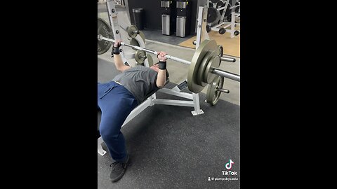 Bench work at the new gym