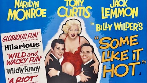 Some Like it Hot (1959 Full Movie) | Comedy/Musical/Period Film (Taking Place in 1929) | Marilyn Monroe, Tony Curtis, Jack Lemmon.