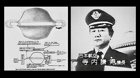 Huge UFO in the skies over Alaska witnessed by Captain Kenju Terauchi during JAL Flight 1628, 1986