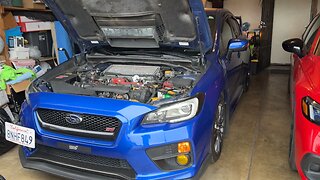 Before and after 2015 sti bumper to 2018 sti bumper