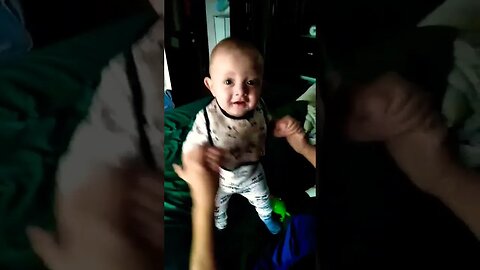 Cute Baby Shows Granny His Dance Moves