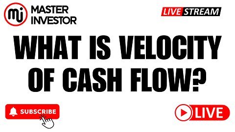 What is Velocity of Cash Flow? | Wealthy Mindset | Freedom | "MASTER INVESTOR" #wealth #biz
